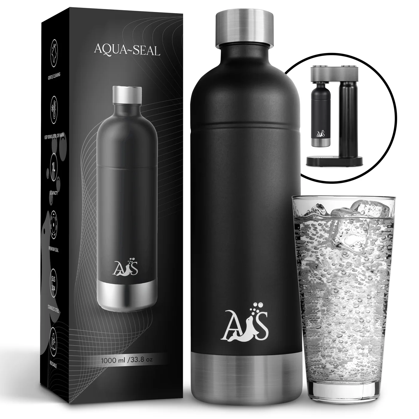 AQUA~SEAL® Classic — Black, single